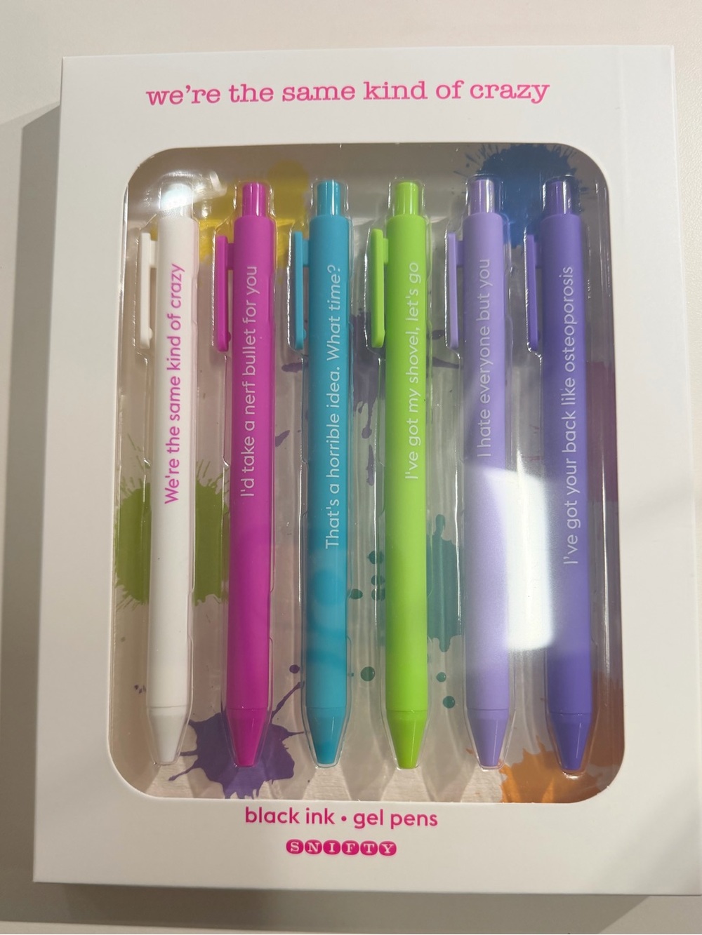 ✨BNIB✨Snifty Gel Pen Set - Black Ink  (6-Pack)
